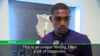 Télécharger la video: Malcom delighted to join 'best club in the world' Barcelona