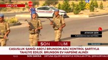 ABD'li rahip Brunson ev hapsine alındı