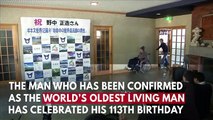 World's Oldest Living Man Celebrates 113th Birthday
