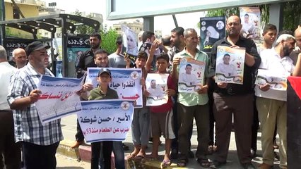 Açlık Grevindeki Filistinli Tutuklulara Destek Gösterisi