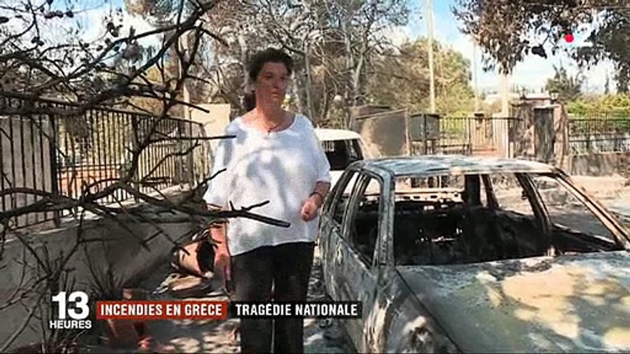 Grèce: Tragédie nationale après les incendies qui font des dizaines de morts et ravagent le pays