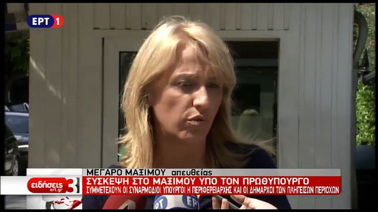 Οι δηλώσεις της Ρένας Δούρου πριν από τη σύσκεψη στο Μαξίμου
