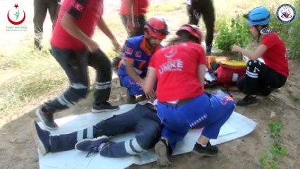 Gerçeği aratmayan tatbikatın tanıtım filmi çekildi