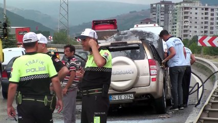 Seyir halindeki cipte yangın - SAMSUN