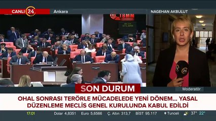 OHAL sonrası terörle mücadele için yapılan düzenleme Meclis'te kabul edildi
