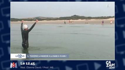 Le fils d'Anne Hidalgo traverse la Manche à la nage à 16 ans !