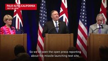 Secretary Of State Pompeo Says North Korea Test Site Reports Consistent With Commitments