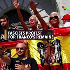 Spain's Fascists Protest in Support of Dead Dictator