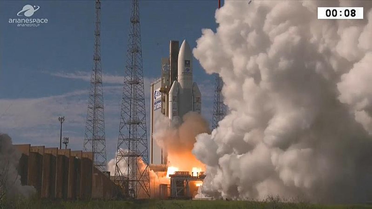 Kourou: 4 Galileo-Navigationssatelliten ins All gestartet
