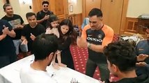 We have been waiting for this. #TeamIndia gets together to celebrate the birthday of MS Dhoni! Keep guiding us, keep hitting those big sixes and we hope to see