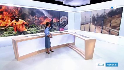 Grèce : un village menacé par les flammes