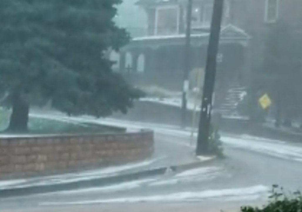 Flash Flooding Turns Colorado Road Into River