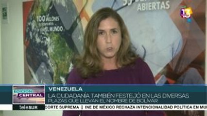 Venezuela conmemora 235 años del natalicio de Simón Bolívar