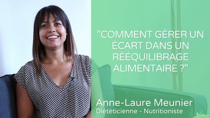 Comment gérer un écart dans un rééquilibrage alimentaire ?