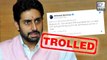 Abhishek Bachchan Gets Trolled For Being Unemployed, Gives Savage Response