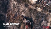 Drone Footage Shows Devastating Aftermath of Greece Wildfires