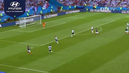 الفيفا يختار أجمل هدف في مونديال 2018