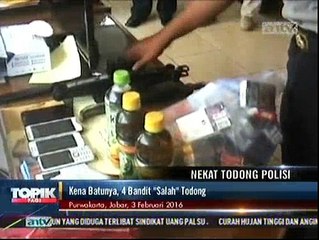 Nekat Todong Polisi, 3 Bandit Diringkus