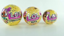 LOL Surprise Doll Confetti Pop _ LOL Pets and Lil Sisters _ Toy Video by DCTC Amy Jo