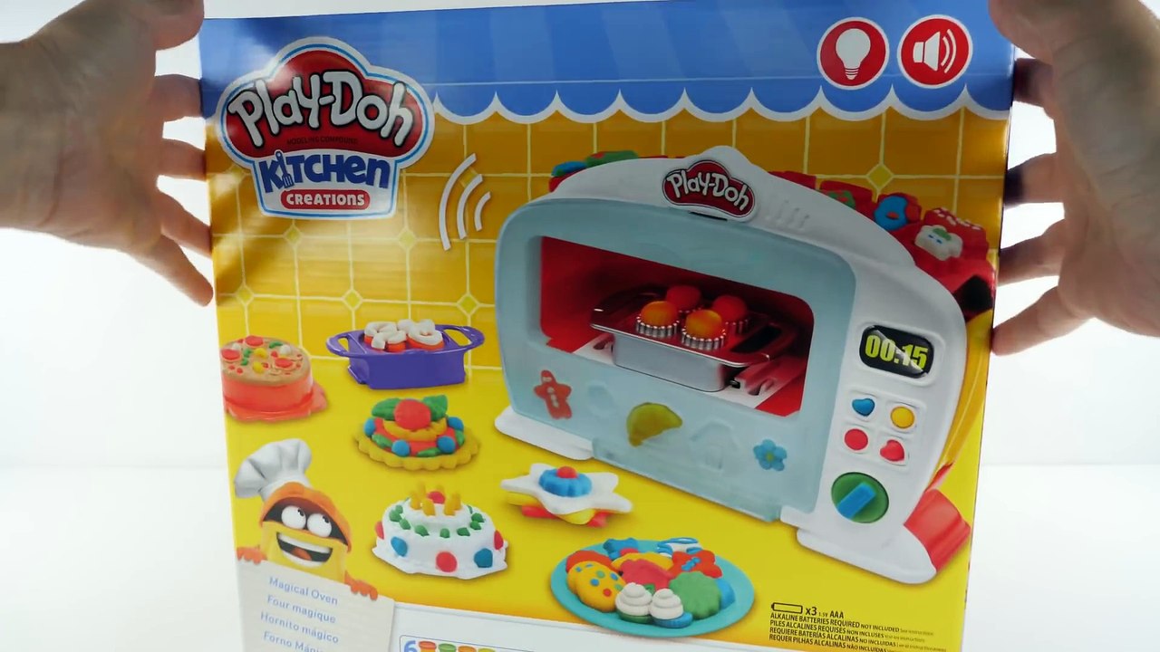Play Doh Kitchen Creations Magical Oven _ Toy Review _ DCTC Amy Jo