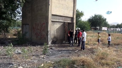 Trafoya giren çocuk akıma kapıldı