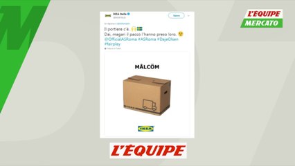 Ikea chambre la Roma sur Malcom - Foot - ITA - Transferts