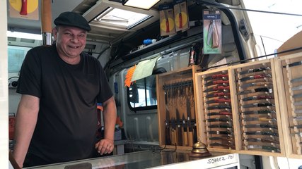 Affûtage d’un couteau avec Xavier Barreau