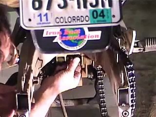 Technical Demo on BMW F650 - Swingarm Removal