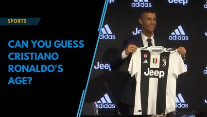 Can you guess Cristiano Ronaldo age?  A medical test just revealed it