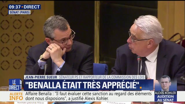 “Il n’existe pas à l’Élysée de police parallèle”, assure Alexis Kohler, secrétaire général de l’Élysée, devant le Sénat