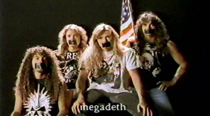 1990 Rock The Vote TV AD w/Megadeth