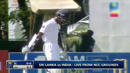 1st Over From Arjun Tendulkar Son of Sachin Tendulkar in Test