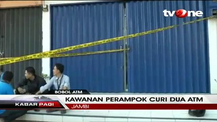 Bobol Bank, Kawanan Perampok Bawa Kabur Dua Mesin ATM
