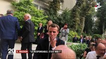 Affaire Benalla : Emmanuel Macron prend toutes les responsabilités
