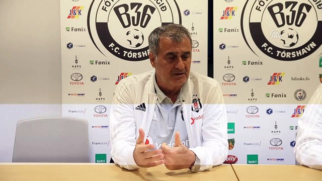B36 Torshavn-Beşiktaş maçına doğru - Beşiktaş Teknik Direktörü Güneş - FAROE ADALARI