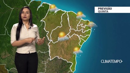 Previsão Nordeste – Chuva na faixa litorânea