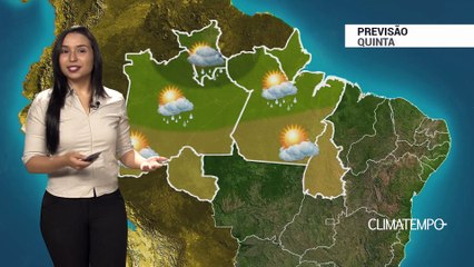 Previsão Norte – Calor e pancadas de chuva