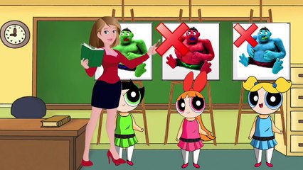 ✅Powerpuff Girls Art Class Kids School Drawing Colors Batman | Zilo Cartoons