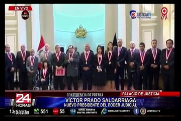 Palacio de Justicia: eligen a Víctor Prado Saldarriaga como nuevo presidente del Poder Judicial