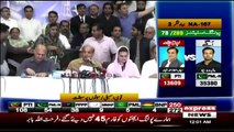 President PML-N Mian Muhammad Shahbaz Sharif, Senator Mushahid Hussain Syed & Maryam Aurangzeb Media Talk - 25th July 2018