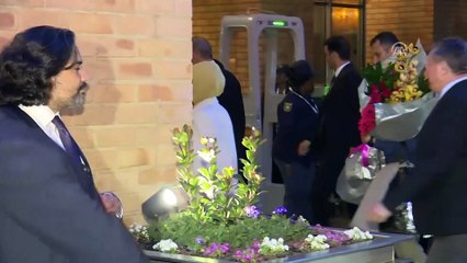 Cumhurbaşkanı Erdoğan Güney Afrika'ya geldi - Otele gelişi -  JOHANNESBURG