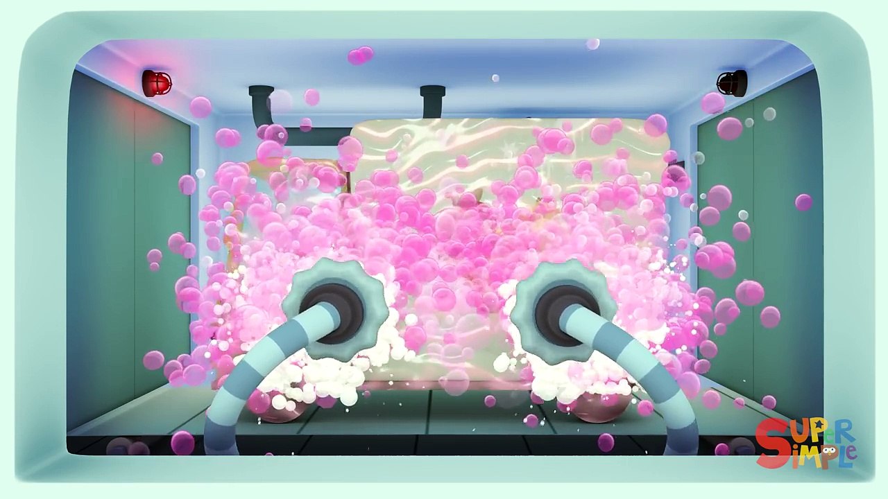 CAR WASH CARTOONS ★ Garbage Truck, Fire Truck, Helicopter & More!