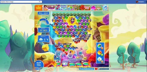 Bubble Witch Saga 2-Level 1853