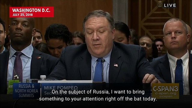 Pompeo: U.S. Will Not Recognize Russia's Annexation Of Crimea