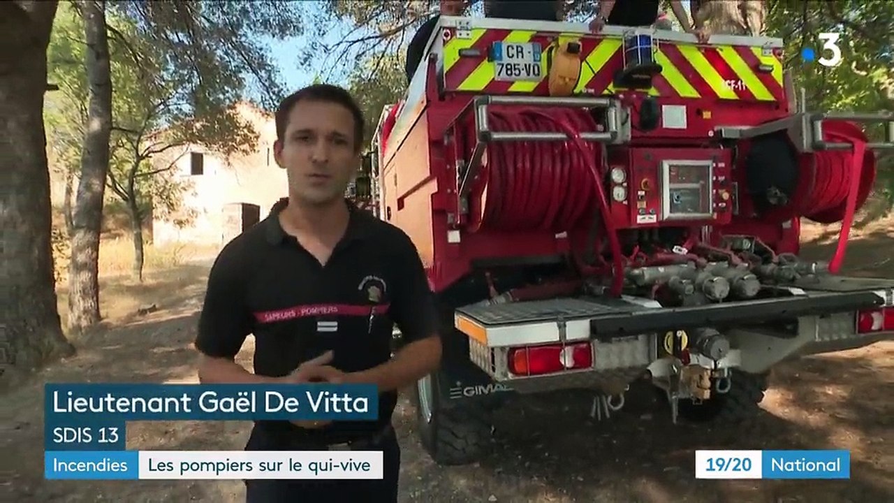 Incendies : les pompiers en alerte