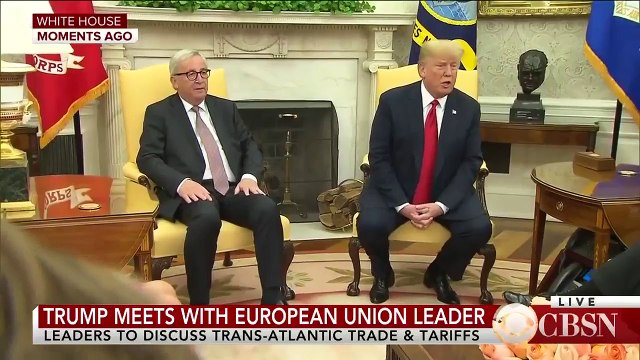 CNN News Trump Urges Level Playing Field On Trade During Meeting With European Leader