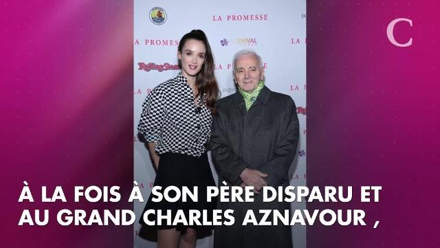 PHOTO. Le père spirituel de mon père : le tendre cliché de Laura Smet et Charles Aznavour