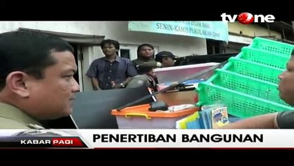 Berada di Atas Saluran Air, Sekolah PAUD Dibongkar Satpol PP