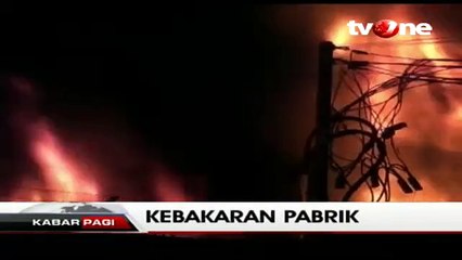 Pabrik Plastik di Penjaringan Ludes Terbakar
