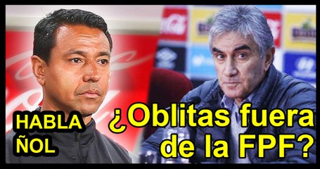 Nolberto Solano ve lejos a Oblitas de la FPF